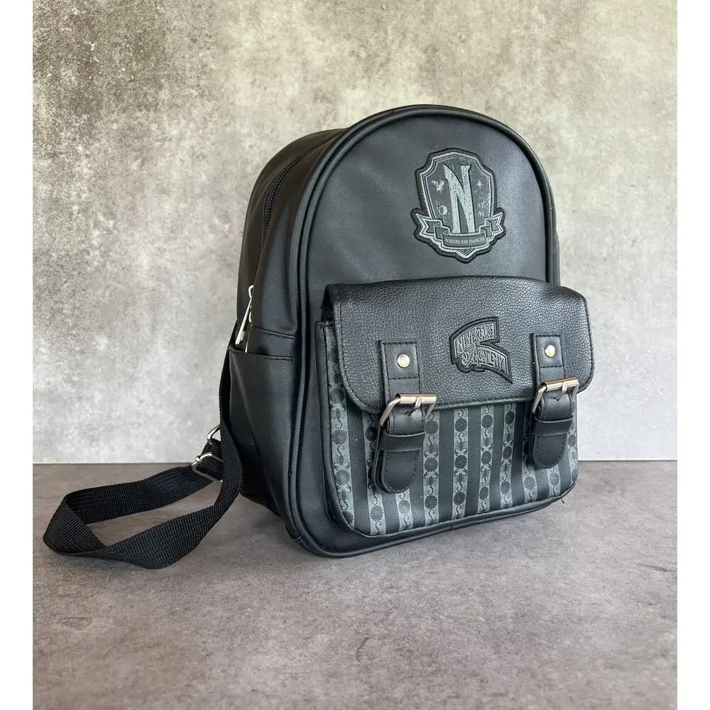Wednesday Addams Nevermore Academy mini backpack Addams family goth emo punk